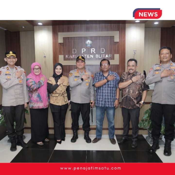 Kapolres Blitar Perkuat Sinergi dan Silaturahmi dengan DPRD Kabupaten Blitar